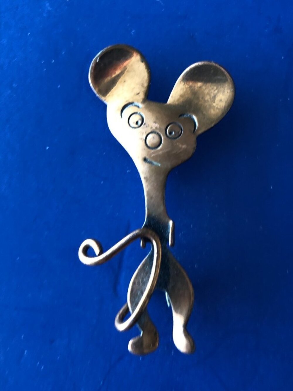 ORB Otto Robert Baden Vintage Artisan Handwrought Copper Mouse Pin